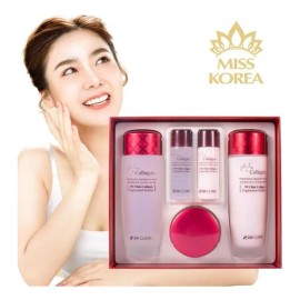 Set de Colágeno 3W Clinic Corea Antiedad Rostro 5pcs Todo Tipo de Piel