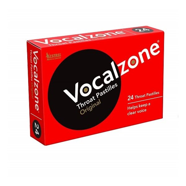 Vocalzone 24 Throat Lozenges Vocal Care