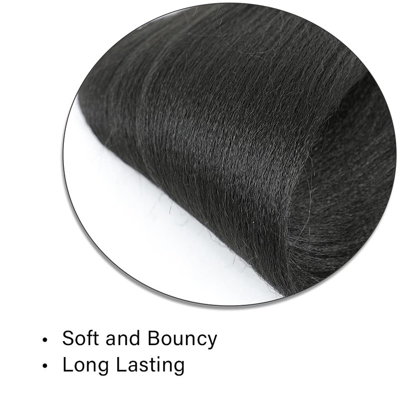 X-Tress 24" Summer Hair Extensions 8 Pieces Black