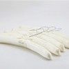 Wonafa 5 Pcs Satin Padded Hangers for Women Clothing, Sweater