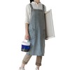 Queens Lab Men's Women's Denim Apron, Fashionable, blue (light)
