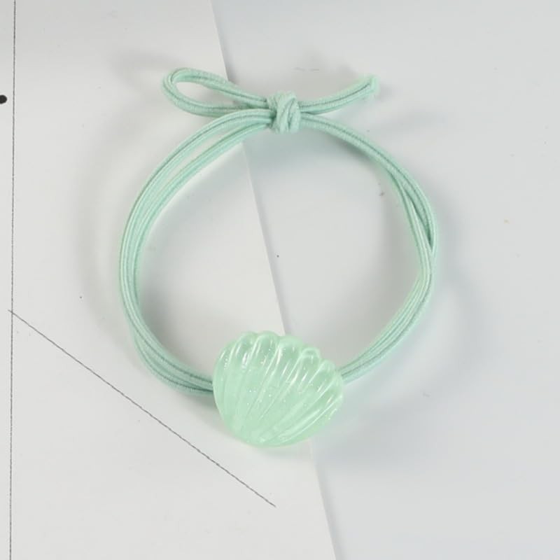 Summer Hair Tie Beach Ponytail Holder Shell Starfish Hair Rope