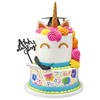 DecoPac 22646 Unicorn Creations DecoSet Plastic Gold