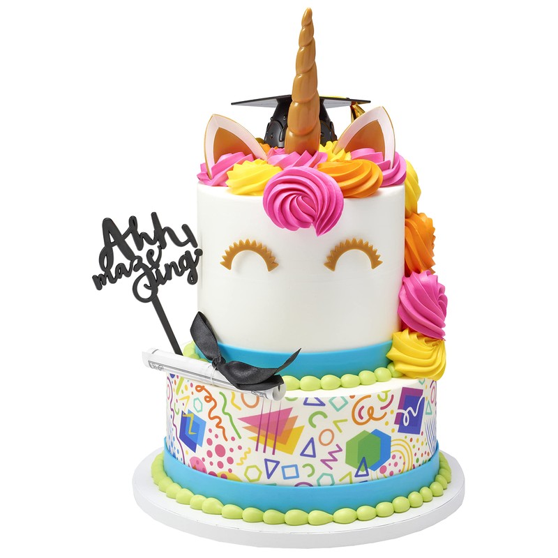 DecoPac 22646 Unicorn Creations DecoSet Plastic Gold