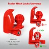 Glieskir Adjustable Trailer Hitch Lock for RV & Boat Trailers,