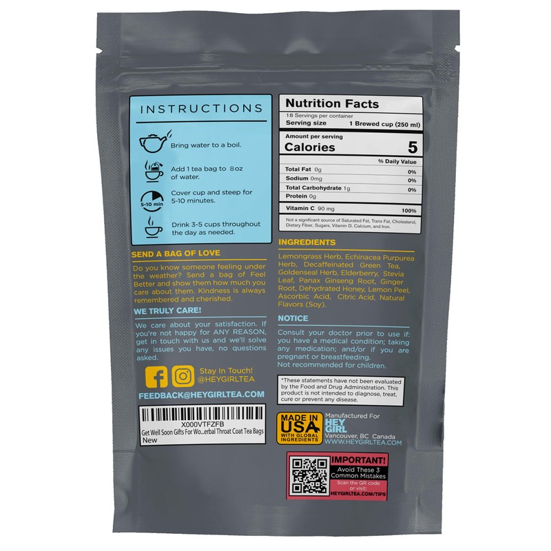 Get Well Soon Gifts For Women | Immunity Tea For