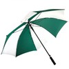 JP Lann 62" Single Canopy Golf Umbrella (Green & White)