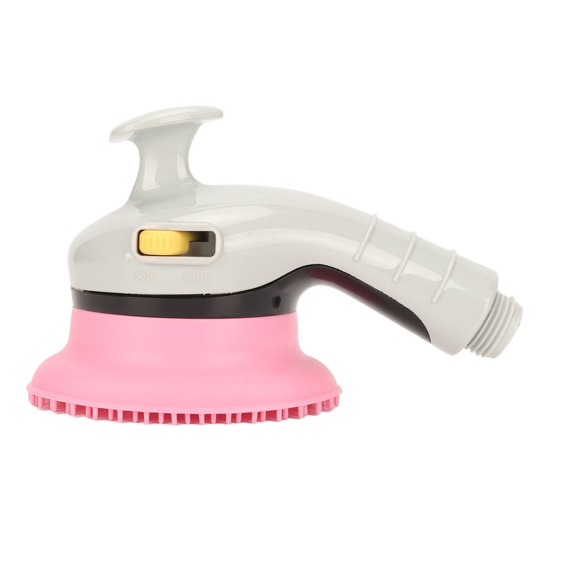 Pet Shower Head Brush with Switch Universal Soft Teeth Massage