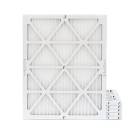 Glasfloss ZL 20x23x1 MERV 10 (FPR 5-6) AC Furnace Air Filters. (Box of 6). Actual Size: 19-1/2 x 22-1/2 x 7/8