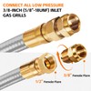 Teupoa 6 FT 1/2" ID Natural Gas Grill Hose with