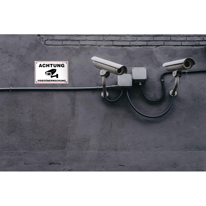 notlok Safety Work Video Surveillance PVC Sign [ 30 x