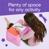 HearthSong Kids’ Portable Folding Lap Desk with Large Storage Activity