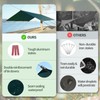 JAICOM Waterproof Camping Tarp - 10X10ft Hammock Rain Fly, Ultralight