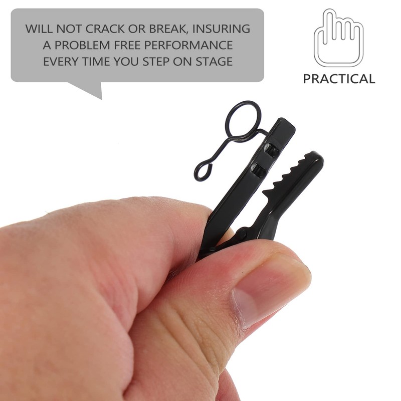 Pack of 10 Microphone Lavalier Mini Mic Lavalier Clip Collar