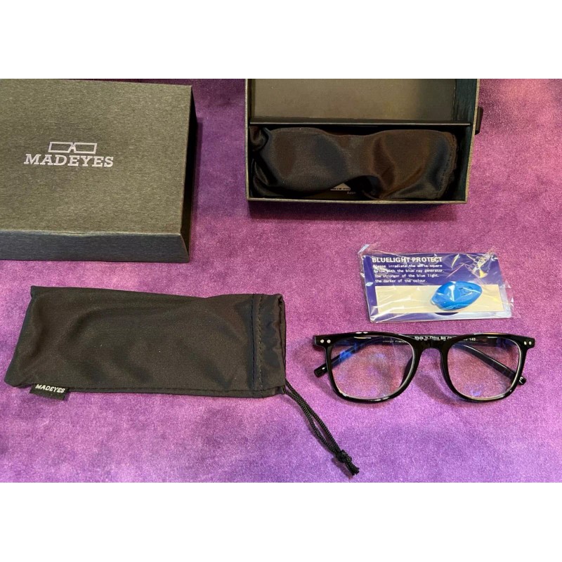 Mad Eyes READING GLASSES -NIB - MADEYES BLUE BLOCKER NON-GLARE