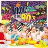 YQWIN 90s Backdrop 90s Party Decorations Back to The 90s