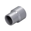 sourcing map PVC Reducing Coupling Hub for Hub DWV Pipe