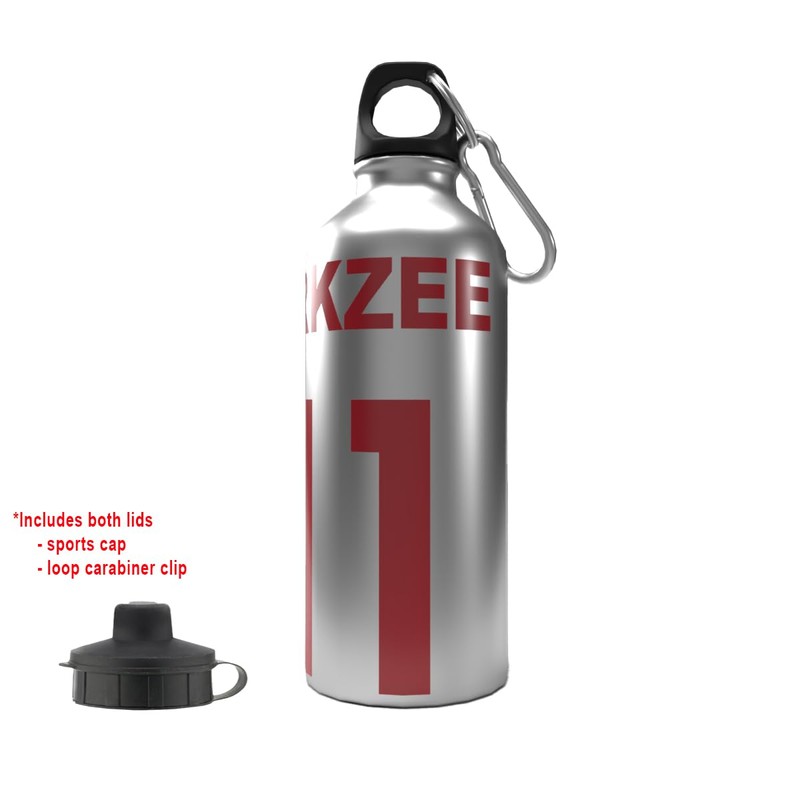 Partisan United Bottle Zirkzee 2-Lid Aluminium Silver 600 or 750