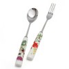 Golden Bell Wildflower Wrinkle Tablet (Large) + Ceramic Teaspoon/Tea Fork