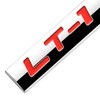Auto Dynasty Chrome Finish Metal Emblem LT1 Badge (Red Letter)