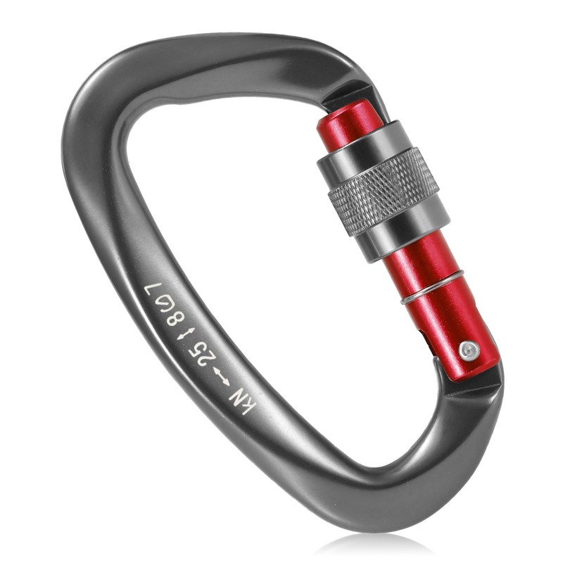[通拓商品]24KN Non-locking Straight Gate Carabiner 25KN Twist Gate Carabiner Heavy