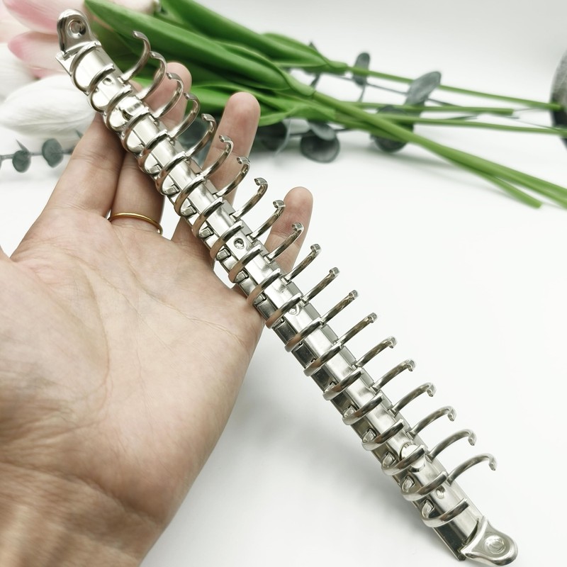 Virtarlux A4 Multi-Hole Ring Binder Hardware, Backless Type, 30 Holes