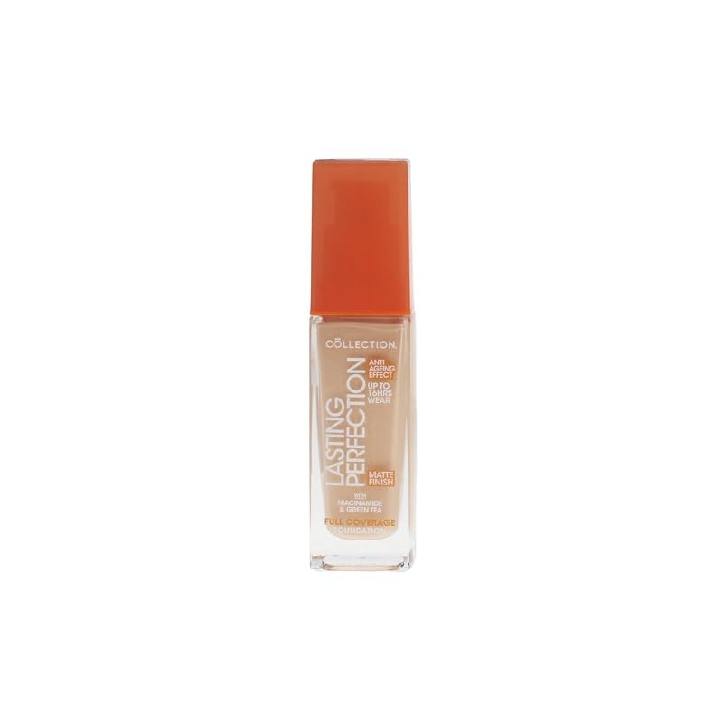 Collection Cosmetics Lasting Perfection Matte Foundation, Full Coverage, Anti-Ageing Effect,