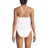 Lands' End Women's Tugless High Neck Strappy Back Tankini Swimsuit