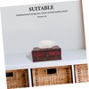 GRIRIW Elegant Retro Style Tissue Box Holder for Bathroom Desk