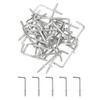uxcell 40 Pcs L Shape Hooks, 1 Inch Right Angle