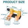 SDZONGES Battery Disconnect Switch, Battery Disconnect/Cut Off Switch 12v 24v,