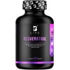 B Life Resveratrol 100 Cápsulas | Antioxidante con Pimienta negra,