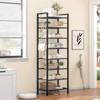 8 Tiers Narrow Shoe Rack 16-24 Pairs, Sturdy Metal Tall