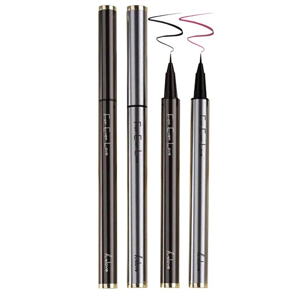 HXLOVE 2PCS Liquid Eyeliner Pen Set – Waterproof Flawless Eye
