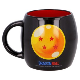 STOR Tazza Globe in Ceramica Dragon Ball 380ml - Grande Tazza Colazione con Design Originale - Adatta a Microonde e Lavastoviglie