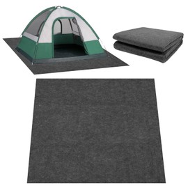 CIEOVO Camping Tent Carpet Mat, 6 x 6 Ft Waterproof Rug for Outdoor Use, Dark Gray