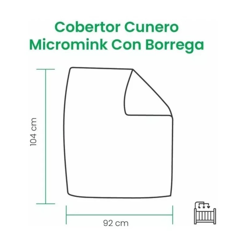 Carla Depot 10 Cobertor Para Bebe Reverso Borrego Surtido