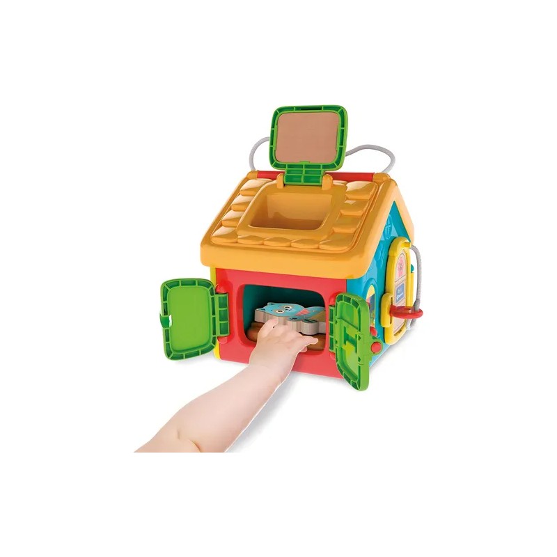 Juego Casa Didctica Montessori Con Actividades Para Bebs Color Azul