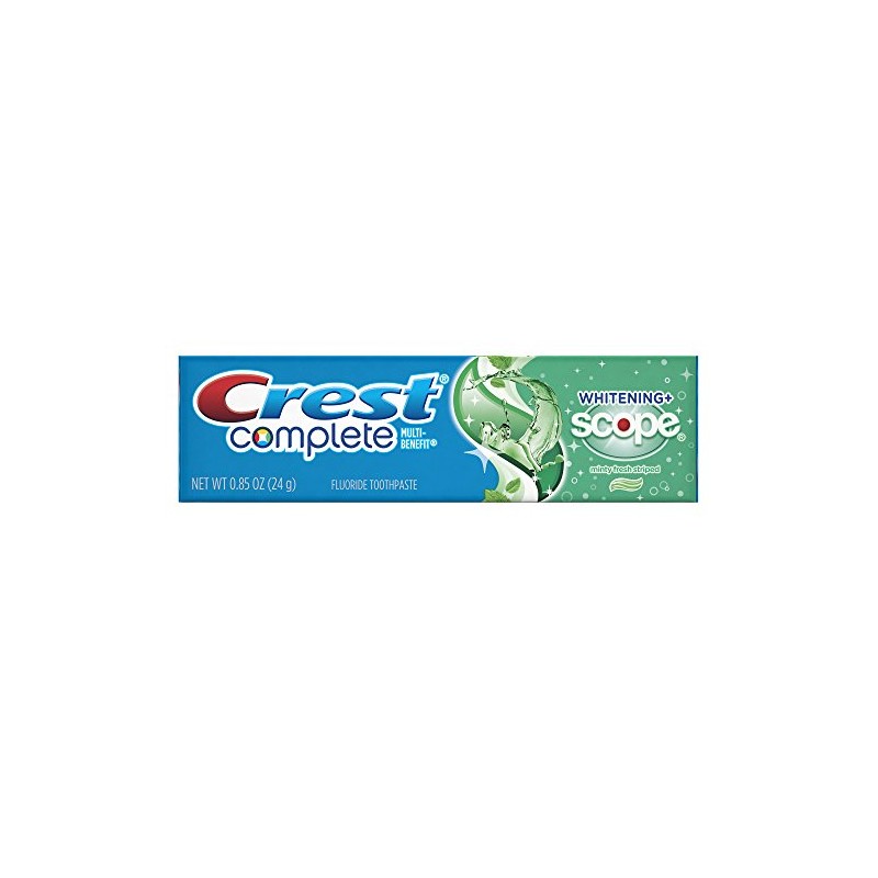 Crest Complete Whitening Plus Scope Minty Fresh Toothpaste, .85 Ounce