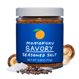 Momofuku Savory Seasoned Salt by David Chang, (4 Ounces), Umami Seasoning for Meat & Vegetables, Supercharged Salt & Pepper, Chef Made for Cooking, Extra Umami Boost