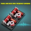 Zerone 2Pcs Speaker Frequency Divider Board 2 Way Treble/Bass 2