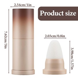 IKOPFLN 1 Artikel Haaransatz-Shading-Stick,Haaransatz Ausbessern & Haarausfall Abdecken, Sofortige Grauabdeckung fürFleckenfreier Haarpuder Männer & Frauen