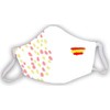 Reusable Mask White Flag Spain Dots Pattern Elegant Original Men