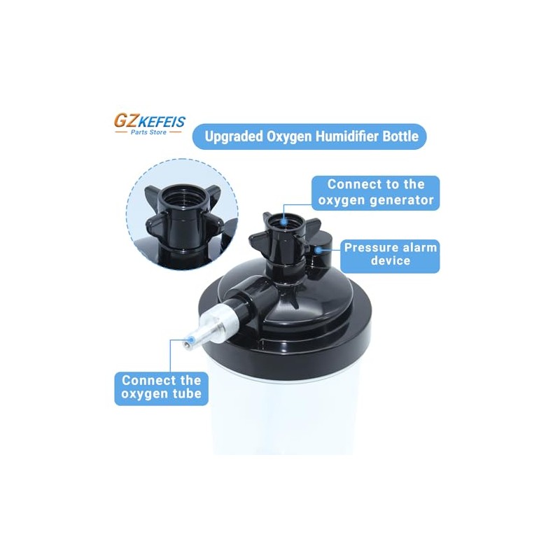 Advanced Oxygen Humidifier Bottle for CPAP & Concentrators