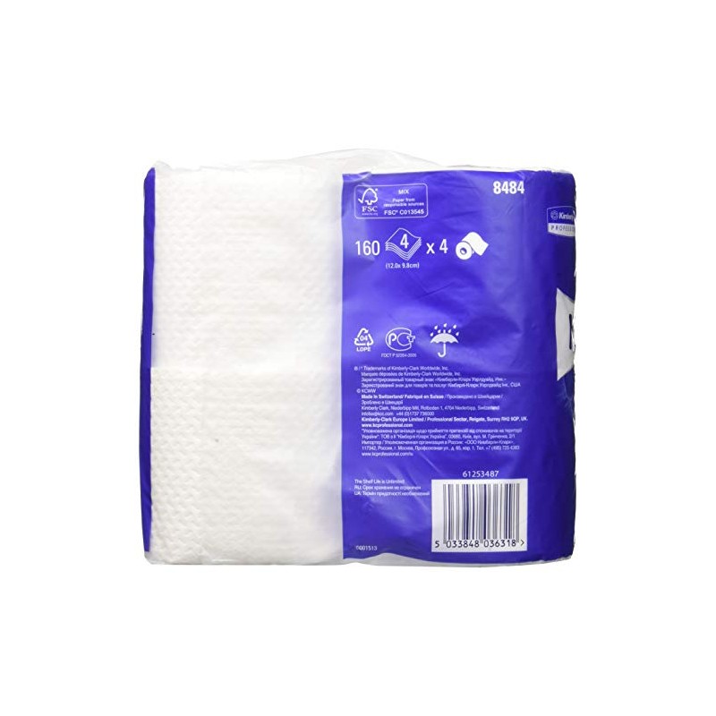 Kimberly Clark 8484 KLEENEX Toilet Tissue Rolls, Small Rolls, 160