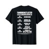 T-Shirt with German Text "Eisenbahner Zugverkehr Stundenlohn Fahrdienstleiter, black