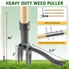 BellaJoyz Weed Puller Tool, Stand Up Heavy Duty Weed Remover