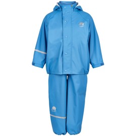 CeLaVi Very high-quality two-piece, wind- and waterproof rain suit in many colours (Celavi Zweiteiliger Regenanzug in Vielen Farben) - blue, size: 150