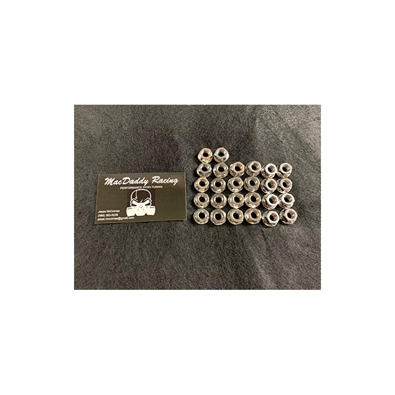 MacDaddy Racing cylinder, bottom case, and head nuts for Yamaha