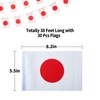 Japan Flags Japanese Small String Mini Flag Pennant Banner Decorations